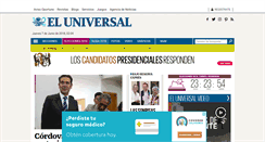 Desktop Screenshot of eluniversal.com.mx