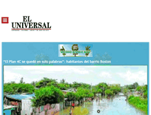 Tablet Screenshot of eluniversal.com.co