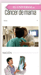 Mobile Screenshot of cancer.eluniversal.com.mx