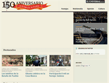 Tablet Screenshot of 5demayo.especial.eluniversal.com.mx